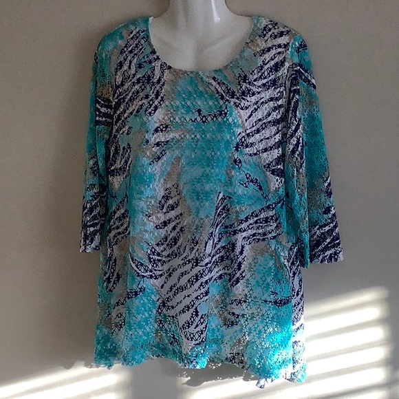 Southern Lady Womens A-Line Top Plus - Picture 4 of 12